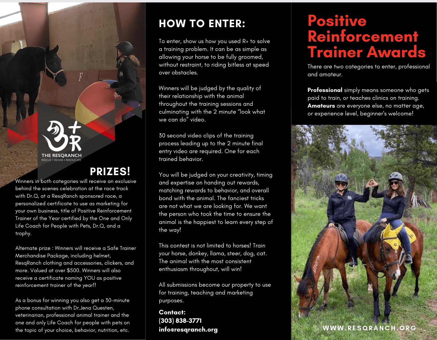 ResqRanch Trainer Awards